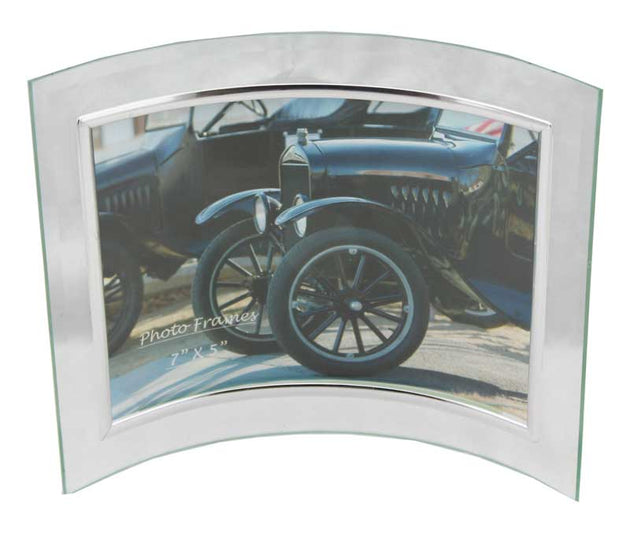 Curved Glass Picture Frame